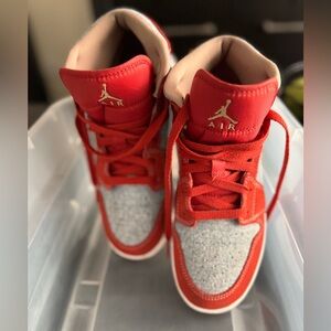 Air Jordan 1 - Red and Denim - Size 5.5 (GS)